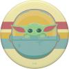 image:imageStar Wars The Mandalorian The Child Retro Rainbow Portrait PopSockets Adhesive PopGripAdhesive PopGrip