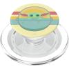 image:imageStar Wars The Mandalorian The Child Retro Rainbow Portrait PopSockets Adhesive PopGripMagnetic PopGrip