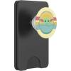 image:imageStar Wars The Mandalorian The Child Retro Rainbow Portrait PopSockets Adhesive PopGripMagnetic PopWallet