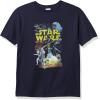 image:imageSTAR WARS Boys A New Hope Galactic Battle TShirtNavy Blue
