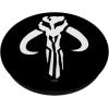 image:imageStar Wars Mandalorian Logo Black And White PopSockets Adhesive PopGripAdhesive PopGrip