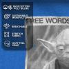 image:imageStar Wars Mens Vintage Inspired Graphic Tees TShirt Words of WisdomRoyal Blue Heather