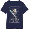 image:imageStar Wars The Clone Wars Ahsoka Tano Celestial Portrait TShirtNavy Blue