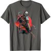 image:imageStar Wars The Mandalorian Battle Ready Bounty Hunter TShirtAsphalt Grey