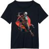 image:imageStar Wars The Mandalorian Battle Ready Bounty Hunter TShirtBlack