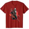 image:imageStar Wars The Mandalorian Battle Ready Bounty Hunter TShirtCranberry Red