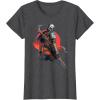 image:imageStar Wars The Mandalorian Battle Ready Bounty Hunter TShirtDark Heather Grey
