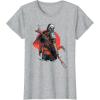 image:imageStar Wars The Mandalorian Battle Ready Bounty Hunter TShirtHeather Grey