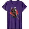 image:imageStar Wars The Mandalorian Battle Ready Bounty Hunter TShirtPurple