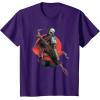 image:imageStar Wars The Mandalorian Battle Ready Bounty Hunter TShirtPurple