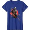 image:imageStar Wars The Mandalorian Battle Ready Bounty Hunter TShirtRoyal Blue