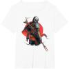 image:imageStar Wars The Mandalorian Battle Ready Bounty Hunter TShirtWhite