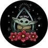 image:imageStar Wars The Mandalorian The Child Floral Planchette PopSockets Adhesive PopGripAdhesive PopGrip
