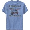 image:imageSTAR WARS Boys Mandalorian No Elf Boys Short Sleeve Tee ShirtRoyal Blue Heather