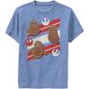 image:imageSTAR WARS Boys the Last Jedi Ginger Porgs Boys Short Sleeve Tee ShirtRoyal Blue Heather
