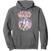 image:imageStar Wars Retro Gradient Group Poster Pullover HoodieAsphalt Grey