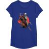 image:imageStar Wars The Mandalorian Battle Ready Bounty Hunter TShirtRoyal Blue