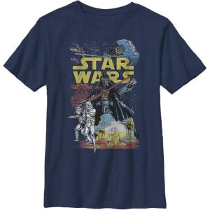 image:imageSTAR WARS Boys A New Hope Galactic Battle TShirtNavy Blue
