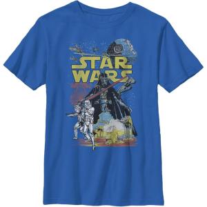 image:imageSTAR WARS Boys A New Hope Galactic Battle TShirtRoyal Blue