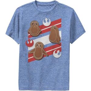 image:imageSTAR WARS Boys the Last Jedi Ginger Porgs Boys Short Sleeve Tee ShirtRoyal Blue Heather