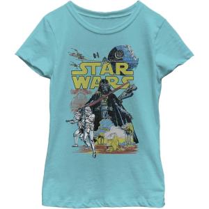 image:imageSTAR WARS Girls A New Hope Galactic Battle TShirtTahiti Blue
