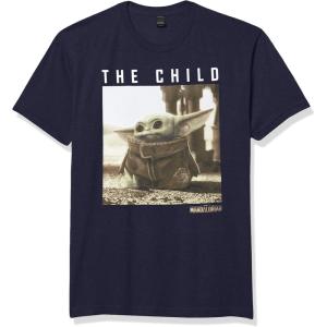 image:imageStar Wars Mens The Mandalorian The Child Purple Swirl TShirtBlack