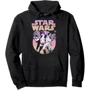 image:imageStar Wars Retro Gradient Group Poster Pullover HoodieBlack
