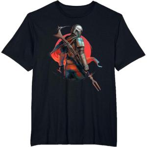 image:imageStar Wars The Mandalorian Battle Ready Bounty Hunter TShirtBlack