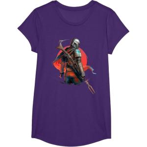 image:imageStar Wars The Mandalorian Battle Ready Bounty Hunter TShirtPurple