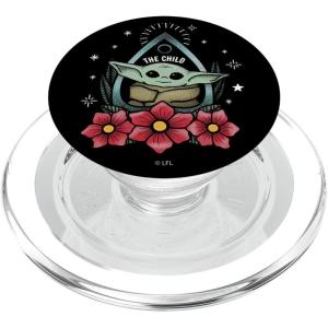 image:imageStar Wars The Mandalorian The Child Floral Planchette PopSockets Adhesive PopGripMagnetic PopGrip