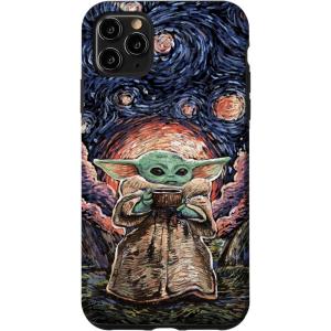 image:imageStar Wars The Mandalorian The Child Starry Night Style Case for iPhone 17iPhone 11 Pro Max