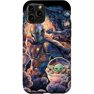 image:imageStar Wars The Mandalorian amp The Child Starry Night Style Case for iPhone 17iPhone 11 Pro
