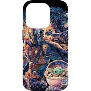 image:imageStar Wars The Mandalorian amp The Child Starry Night Style Case for iPhone 17iPhone 14 Pro