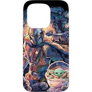 image:imageStar Wars The Mandalorian amp The Child Starry Night Style Case for iPhone 17iPhone 15 Pro