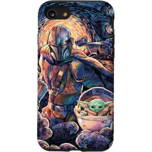image:imageStar Wars The Mandalorian amp The Child Starry Night Style Case for iPhone 17iPhone SE 2020  7  8