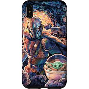 image:imageStar Wars The Mandalorian amp The Child Starry Night Style Case for iPhone 17iPhone XS Max
