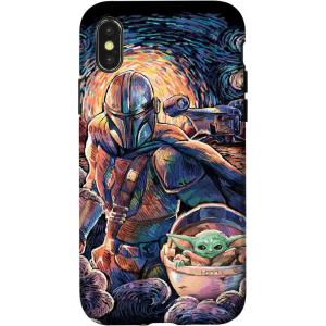 image:imageStar Wars The Mandalorian amp The Child Starry Night Style Case for iPhone 17iPhone XXS