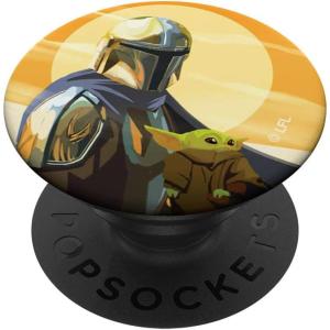 image:imageStar Wars The Mandalorian and Grogu Clan of Two Sunrise Art PopSockets Adhesive PopGripAdhesive PopGrip