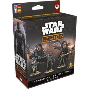 image:imageAsmodee Star Wars Legion Cassian Andor Jyn Erso amp K2SO Unit Expansion  Tabletop Miniatures Game Strategy Game for Kids and Adults Ages 14 2 Players 3 Hour Playtime