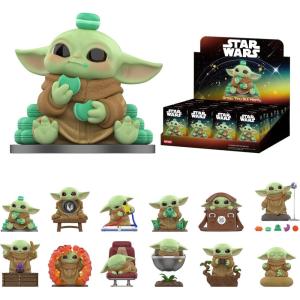 image:imagePOP MART Star Wars Grogu Tiny But Mighty Series FiguresCollectible Holiday amp Birthday for Kids amp AdultsSingle BoxWhole Set