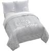 image:imageJay Franco Kids Duvet Cover Set with Sham amp Pillowcase  UltraSoft Linen Feel Bedding for Room Decor Cover ONLY Comforter NOT Included White  Star Wars 3 Piece KingGray  Hello Kitty