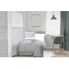 image:imageJay Franco Kids Duvet Cover Set with Sham amp Pillowcase  UltraSoft Linen Feel Bedding for Room Decor Cover ONLY Comforter NOT Included White  Star Wars 3 Piece KingGray  Hello Kitty