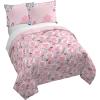 image:imageJay Franco Kids Duvet Cover Set with Sham amp Pillowcase  UltraSoft Linen Feel Bedding for Room Decor Cover ONLY Comforter NOT Included White  Star Wars 3 Piece KingPink  Princess