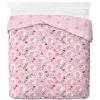 image:imageJay Franco Kids Duvet Cover Set with Sham amp Pillowcase  UltraSoft Linen Feel Bedding for Room Decor Cover ONLY Comforter NOT Included White  Star Wars 3 Piece KingPink  Princess