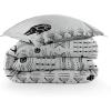 image:imageJay Franco Kids Duvet Cover Set with Sham amp Pillowcase  UltraSoft Linen Feel Bedding for Room Decor Cover ONLY Comforter NOT Included White  Star Wars 3 Piece KingWhite  Star Wars