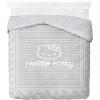 image:imageJay Franco Kids Duvet Cover Set with Sham amp Pillowcase  UltraSoft Linen Feel Bedding for Room Decor Cover ONLY Comforter NOT Included White  Star Wars 3 Piece KingGray  Hello Kitty