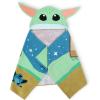 image:imageJay Franco Kids Hooded Towel  22 x 51 Super Soft Bath Wrap with 3D Hood Beach Pool amp Travel Official Licensed Product Multi  The Mandalorian Baby Yoda