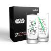 image:imageJoyJolt Star Wars Luke Skywalker Lightsaber Tall Drinking Glass  142 oz  Set of 2Luke Skywalker Green Lightsaber