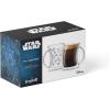 image:imageJoyJolt TIE Fighter Insulated Coffee Mug with Handle 2oz 2 Star Wars Mug Coffee Cups Espresso Cups Tea Cup or Hot Chocolate Glass Cups Borosilicate Glass Mug Double Wall Glass Coffee Mugs Set