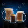 image:imageJoyJolt TIE Fighter Insulated Coffee Mug with Handle 2oz 2 Star Wars Mug Coffee Cups Espresso Cups Tea Cup or Hot Chocolate Glass Cups Borosilicate Glass Mug Double Wall Glass Coffee Mugs Set
